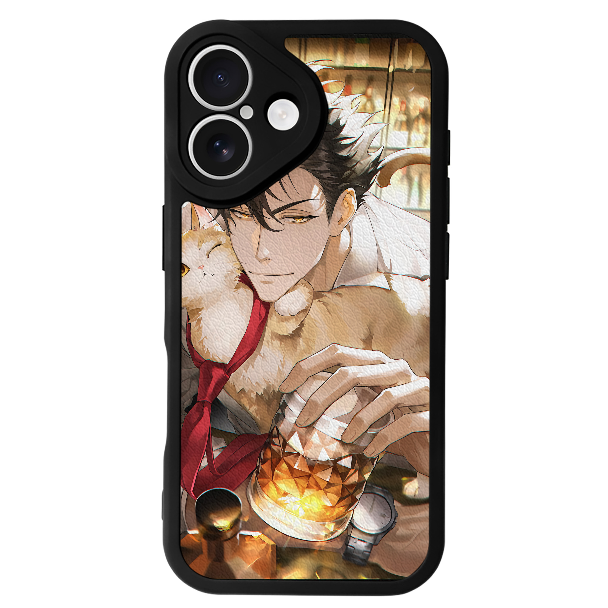 （画像用） ハイキュー!! Haikyu!! 【iPhone 16シリーズ対応】シリコンスマホケース（レザー調） 材質：シリコン
